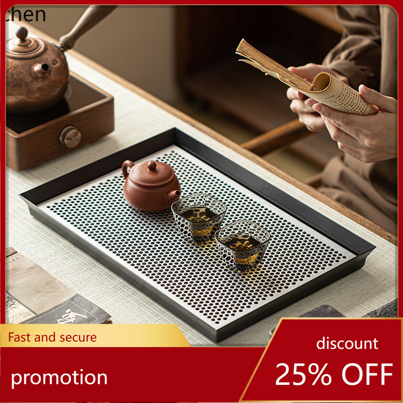 Cast Iron Teapot - ZML tea tray for home use,