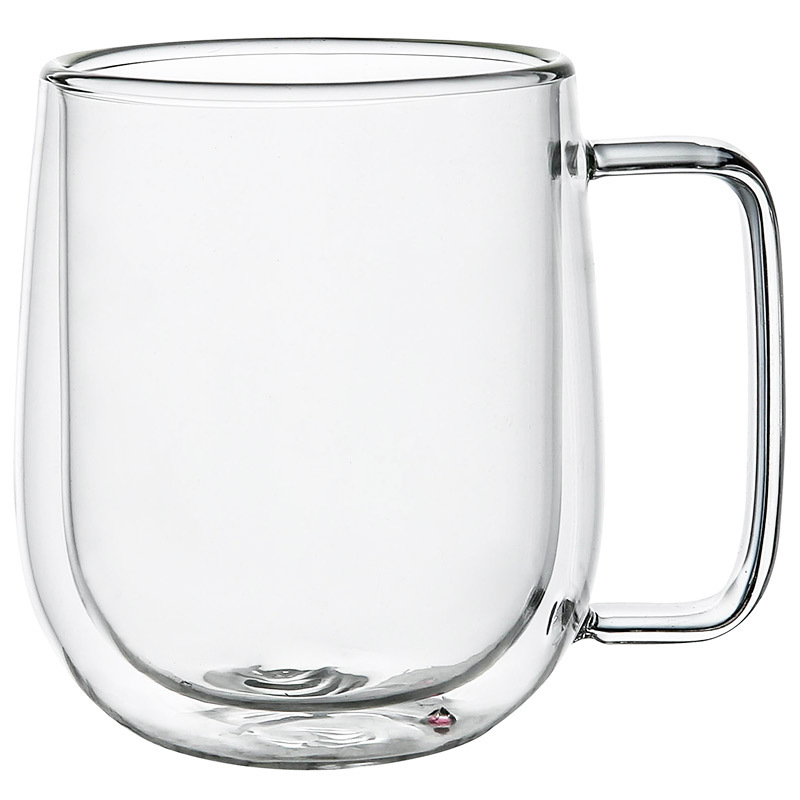 80-650ml Double Wall Glass Mug - Lemon Tea Coffee 评论和价格
