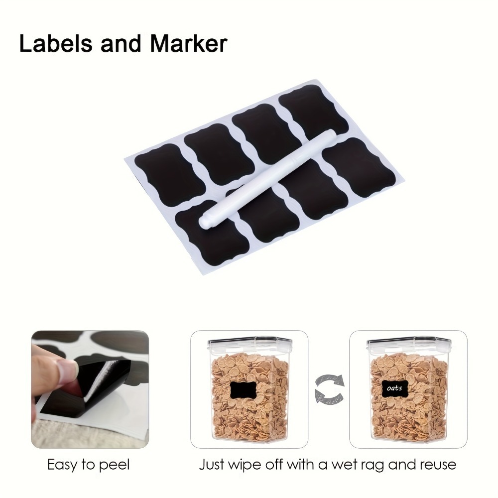 24Pcs Food Storage Containers  - Tea Coffee Sugar Container 评论和价格