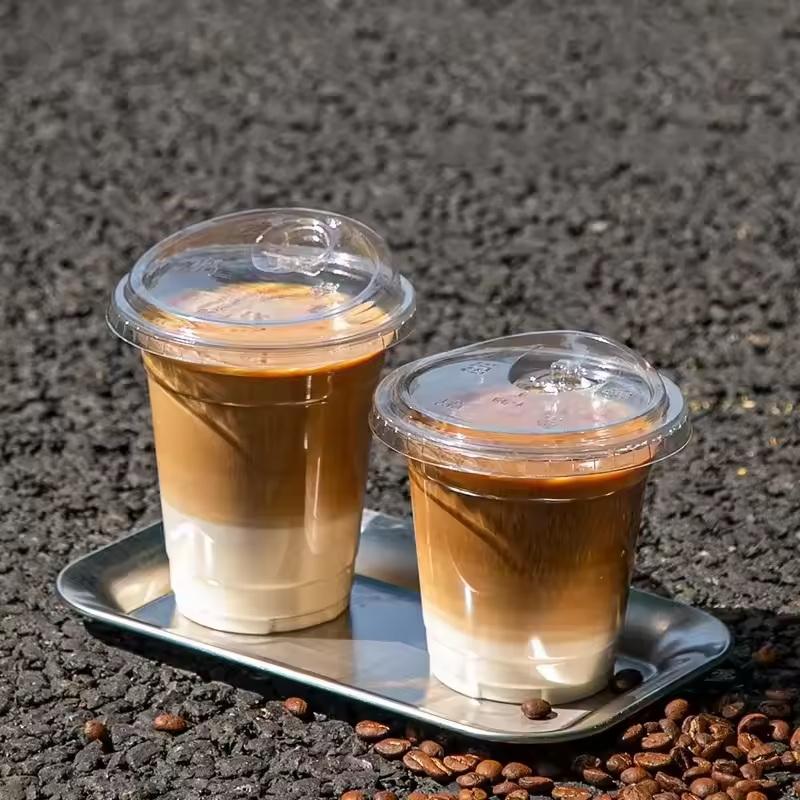 10pc Disposable PET Plastic Cu - Lemon Tea Coffee 评论和价格