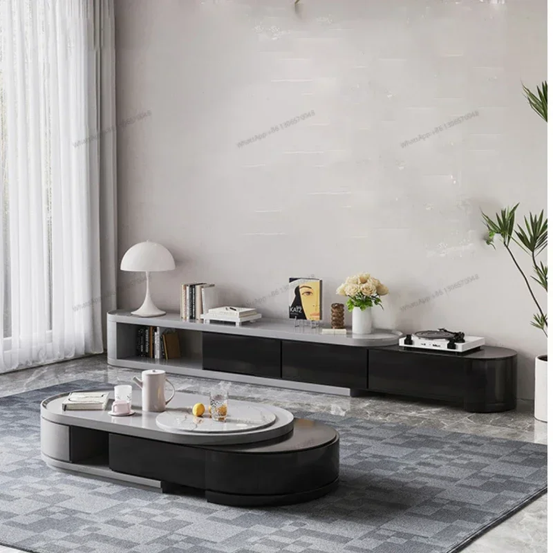 Light Luxury Rock Plate Tea Ta - Coffee Tea Unit 评论和价格