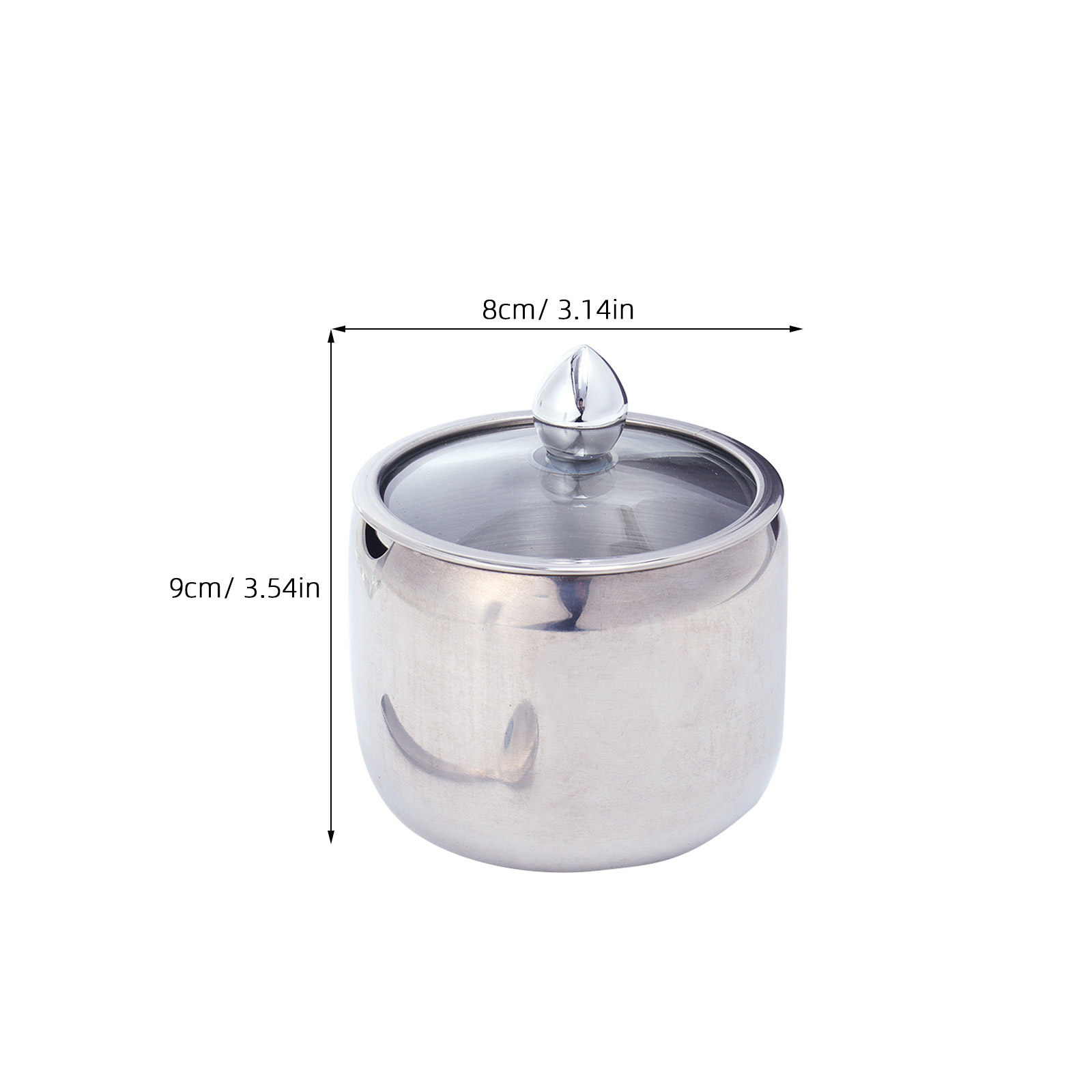 Stainless Steel Seasoning Jar  - Tea Coffee Sugar Container 评论和价格