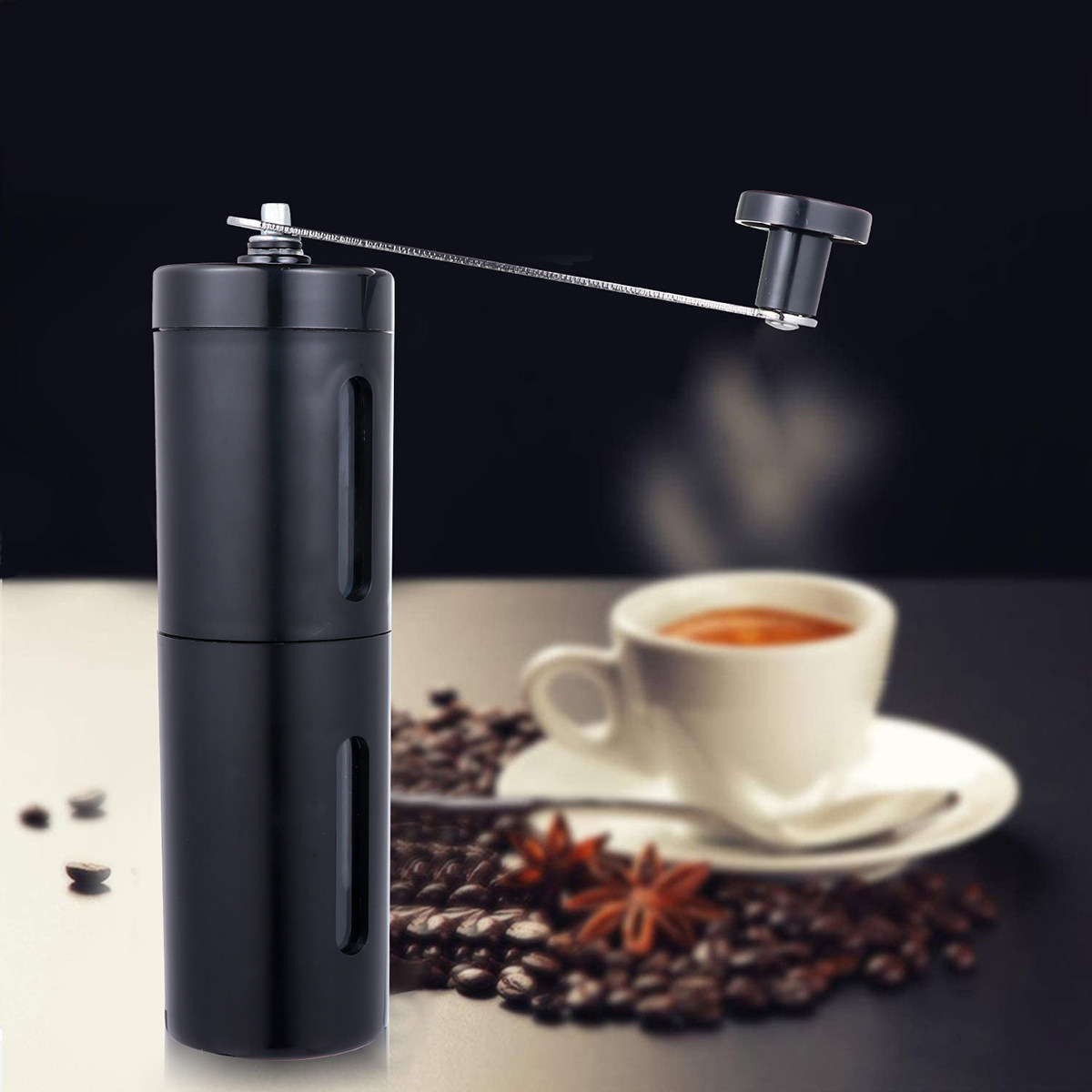 Portable Mini Manual Coffee Gr - Burr Hand Grinder 评论和价格