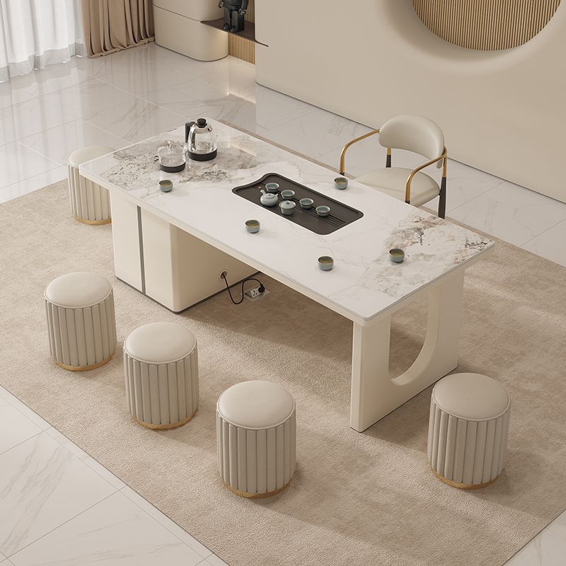 Rock slab tea table, tea table - Coffee Tea And Company 评论和价格
