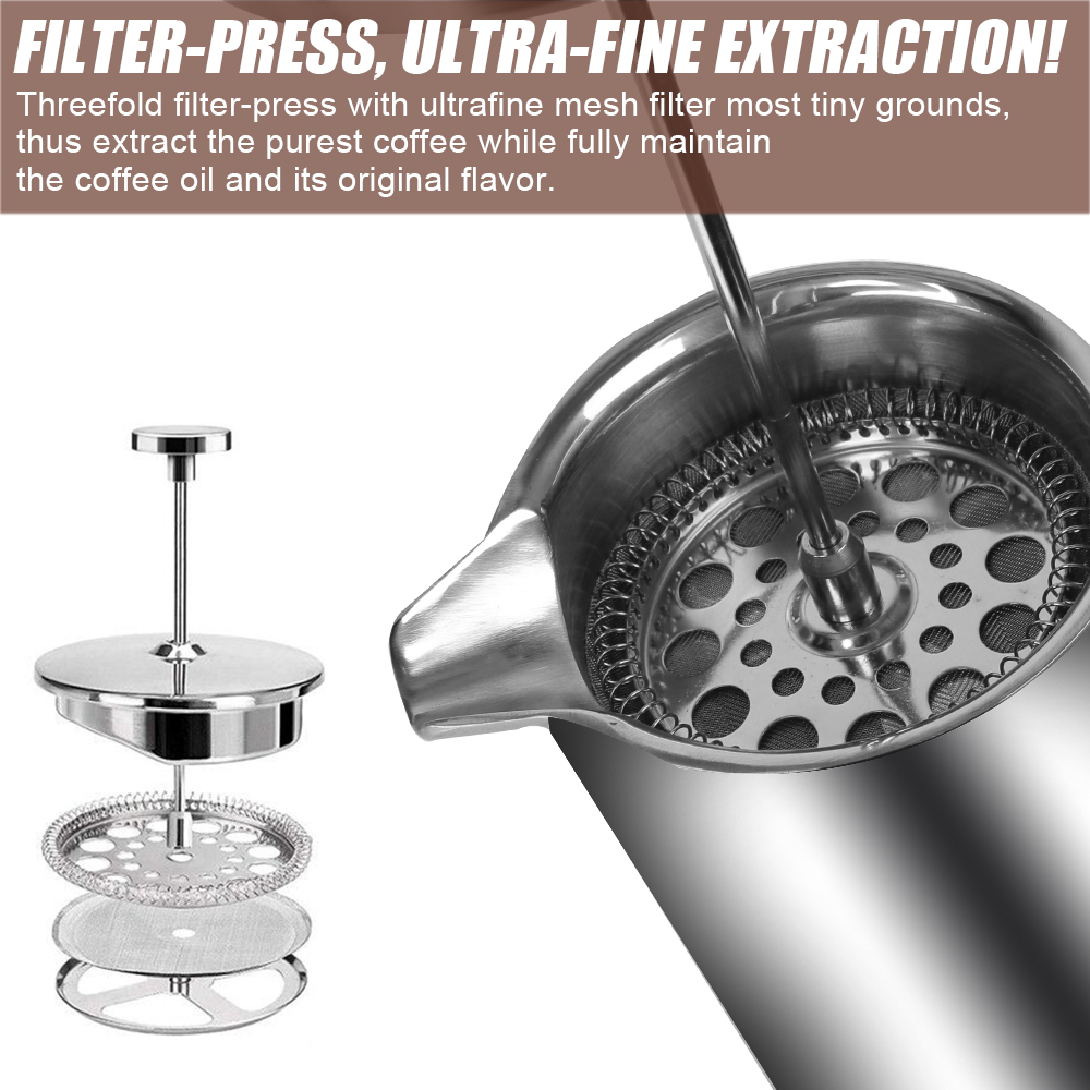 Large Capacity French Press Co - Coffee Tea Espresso Machines 评论和价格