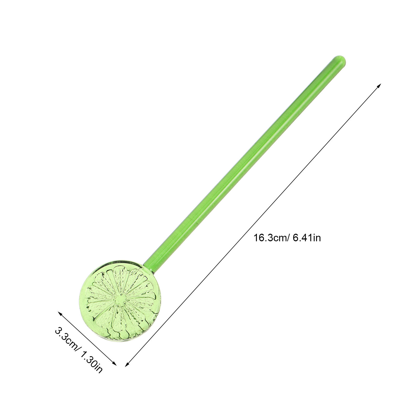2Pcs Glass Stir Sticks Lemon S - Lemon Tea Coffee 评论和价格