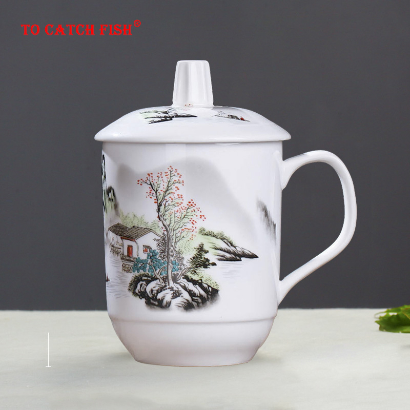 Chinese style Ceramic Cup,Pers - Lemon Tea Coffee 评论和价格