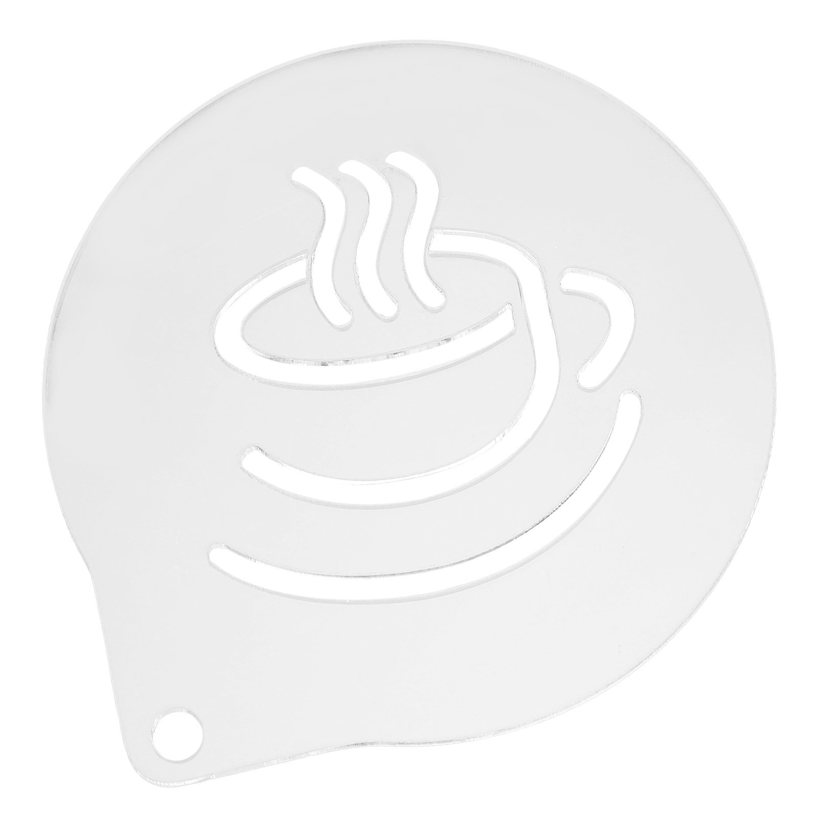 Lightweight Acrylic Coffee Ste - Coffee Stencil Art 评论和价格