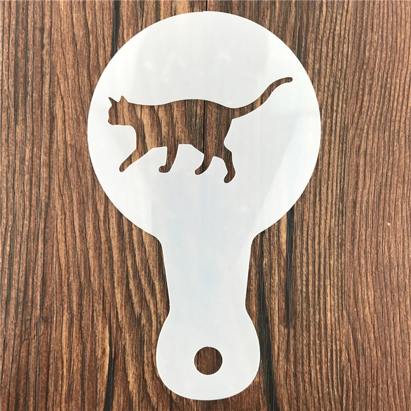 5Pcs DIY Coffee Latte Art Sten - Coffee Stencil Art 评论和价格