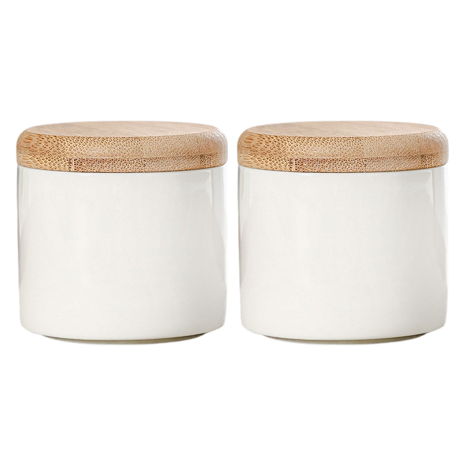 2Pcs Ceramic Tea Storage Jar S - Tea Coffee Sugar Container 评论和价格