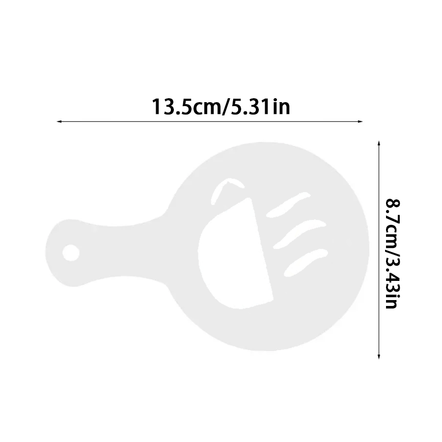 16pcs Coffee Latte Art Stencil - Coffee Stencil Art 评论和价格
