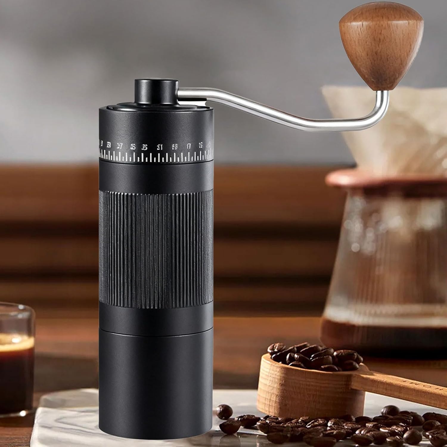 Manual Coffee Bean Grinder, Po - Burr Hand Grinder 评论和价格