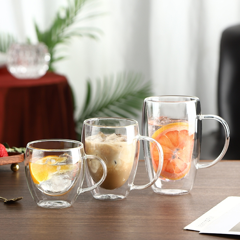 250/350/450ml Double Wall High - Lemon Tea Coffee 评论和价格