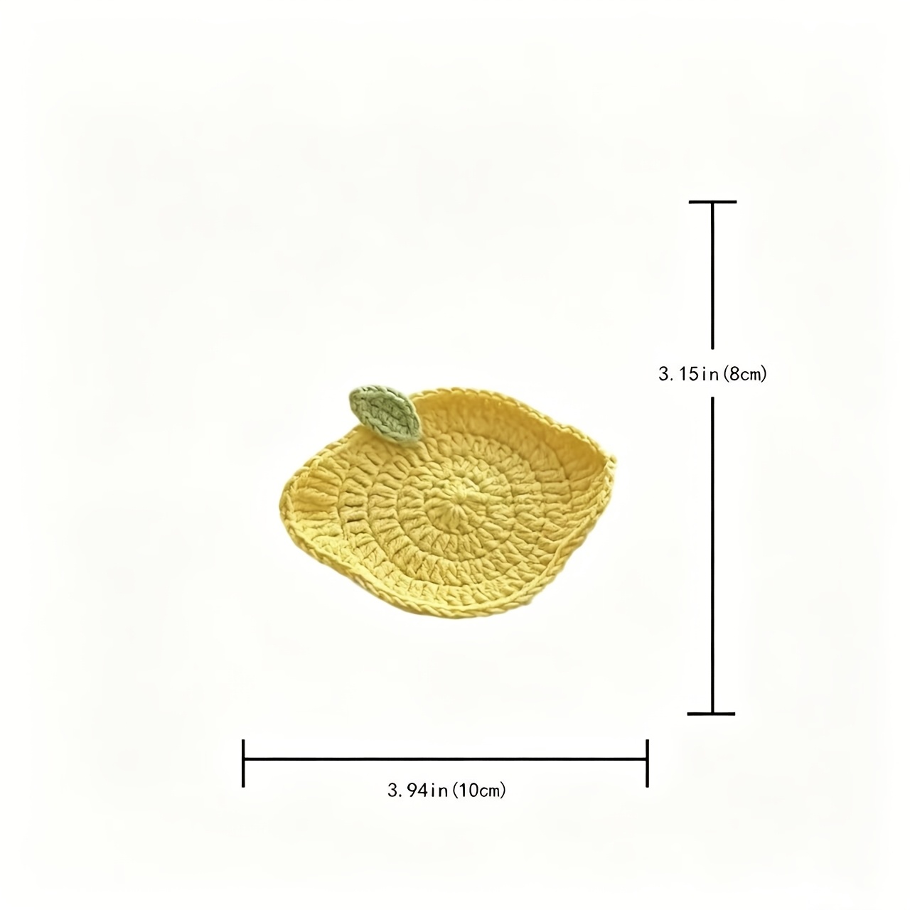 Handmade Crochet Lemon Coaster - Lemon Tea Coffee 评论和价格