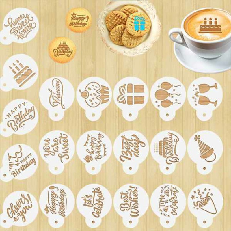 Professional DIY Latte Art Ste - Coffee Stencil Art 评论和价格
