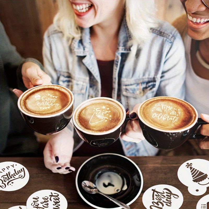 Professional DIY Latte Art Ste - Coffee Stencil Art 评论和价格