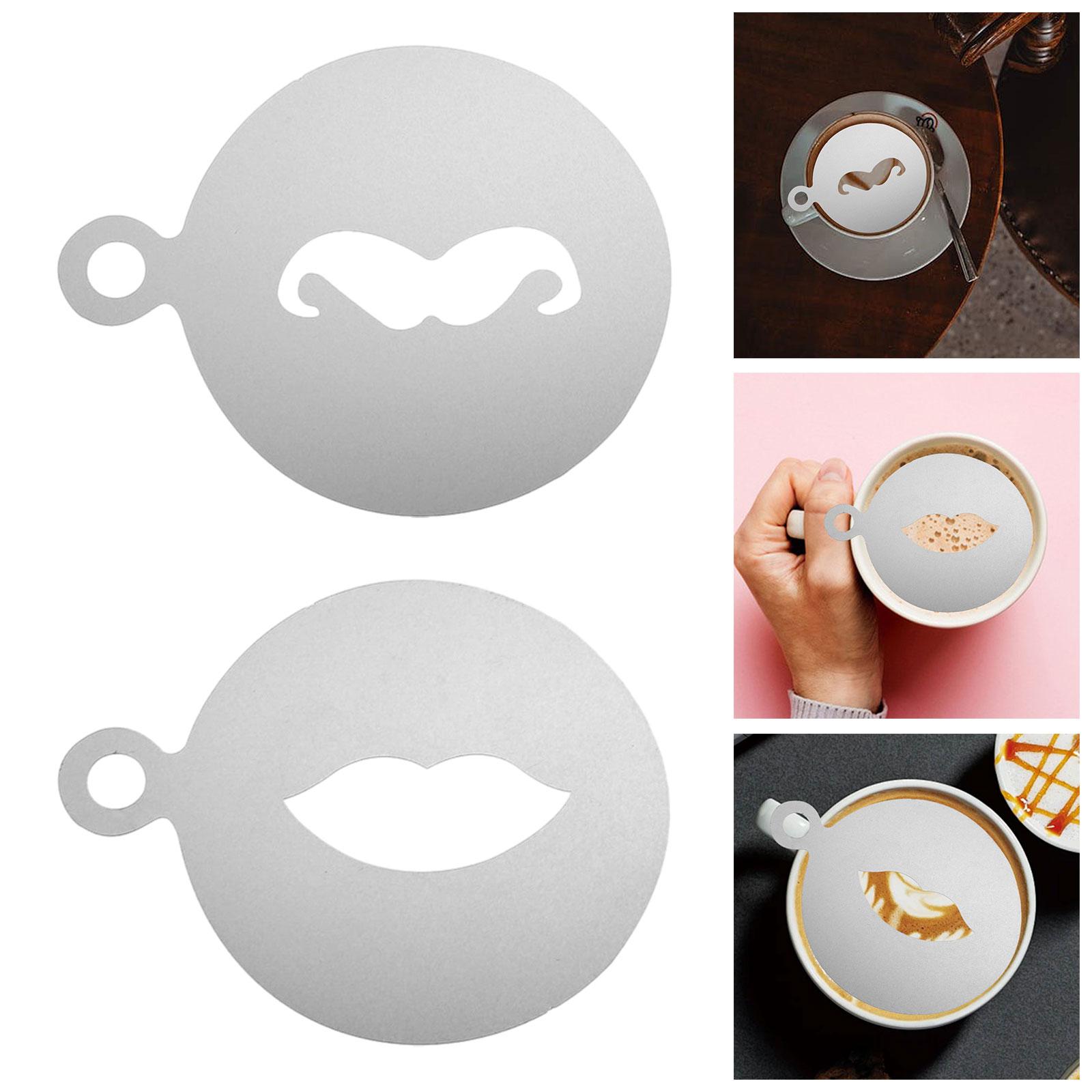 Latte Art Stencil Baking Decor - Coffee Stencil Art 评论和价格