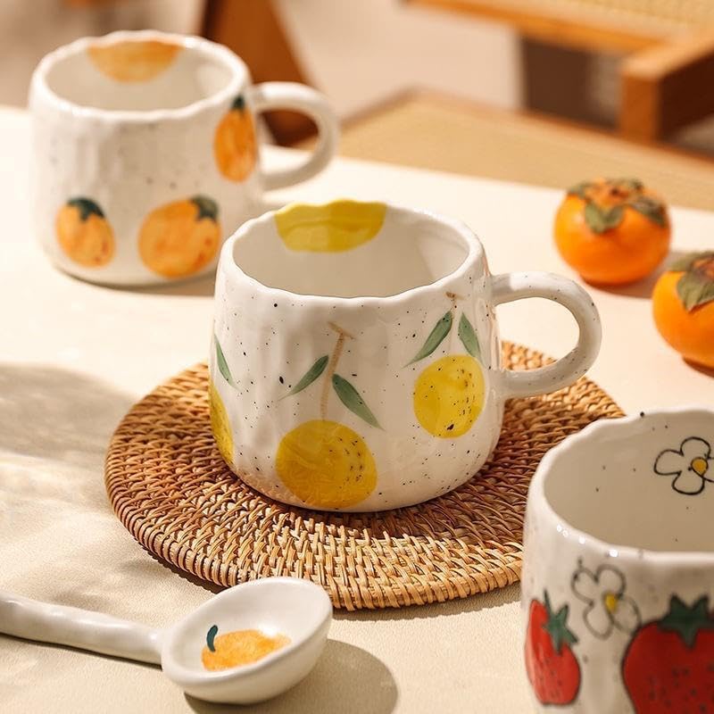 Coffee Mug 12oz Summer Cute Ce - Lemon Tea Coffee 评论和价格