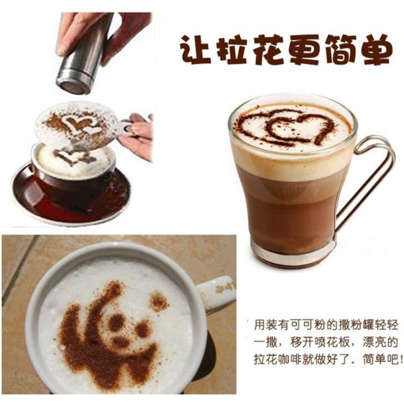 16Pcs Coffee Art Stencils Bari - Coffee Stencil Art 评论和价格